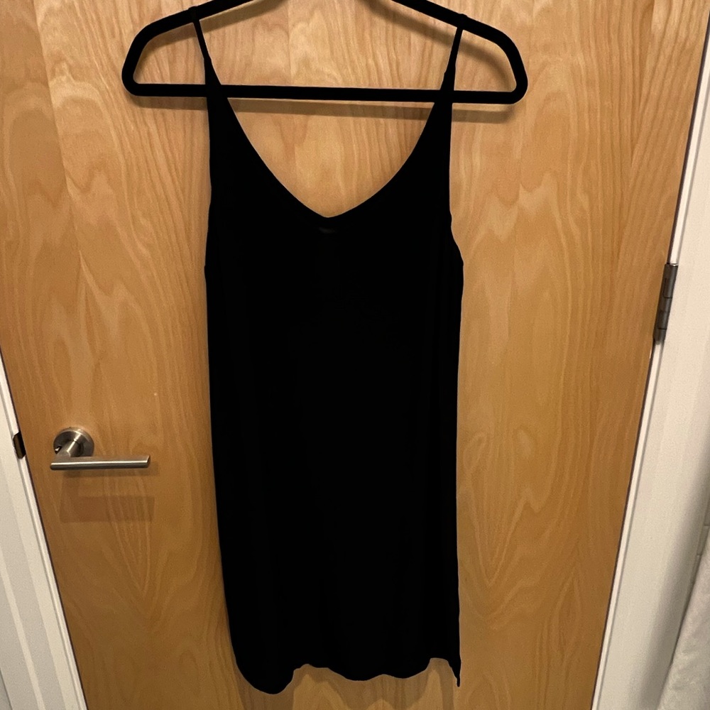 Topshop Black Tank Dress